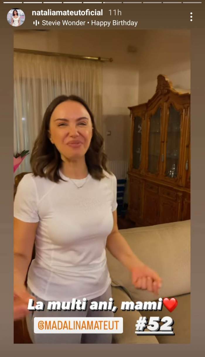 Natalia Mateuț, surpriză emoționantă pentru mama ei, de ziua de naștere a acesteia. Cum arată femeia care i-a dat viață / VIDEO