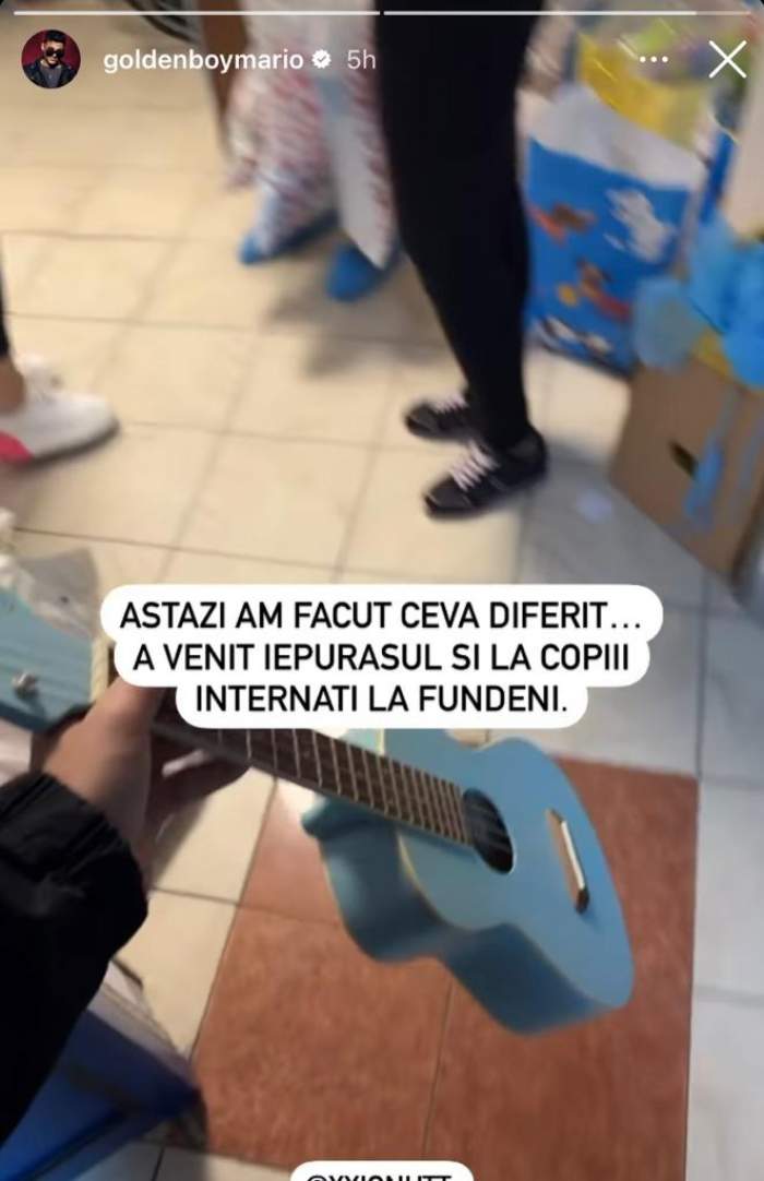 Mario Fresh, gest emoționant pentru copiii internați în spital, în prag de sărbători: "Am făcut ceva diferit" / FOTO