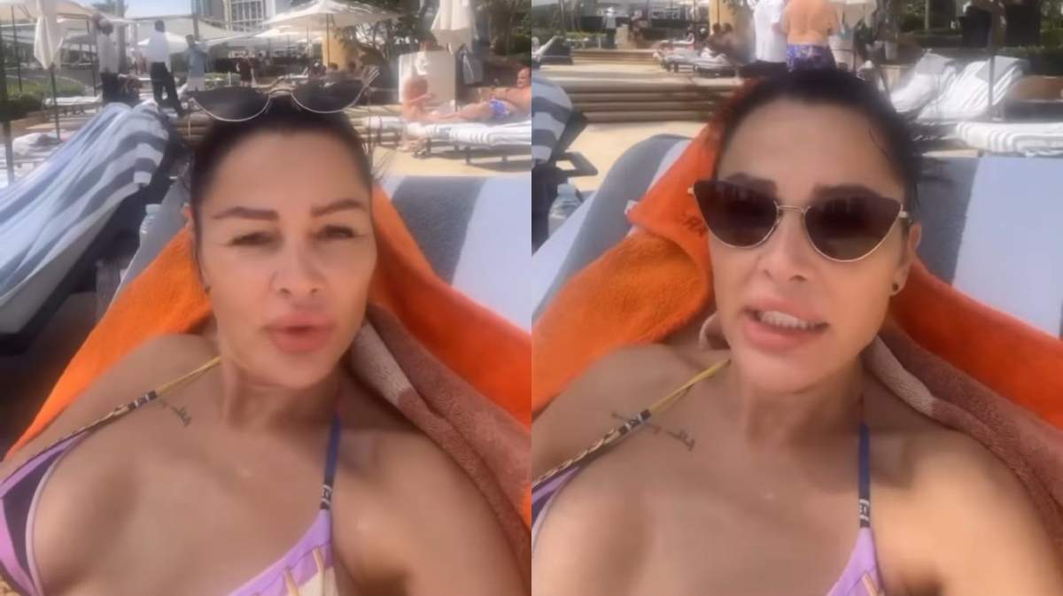 Brigitte Pastramă, bârfită de doi români în Dubai. Reacția acidă a vedetei: "Bădăranilor, nu mai judecați…”