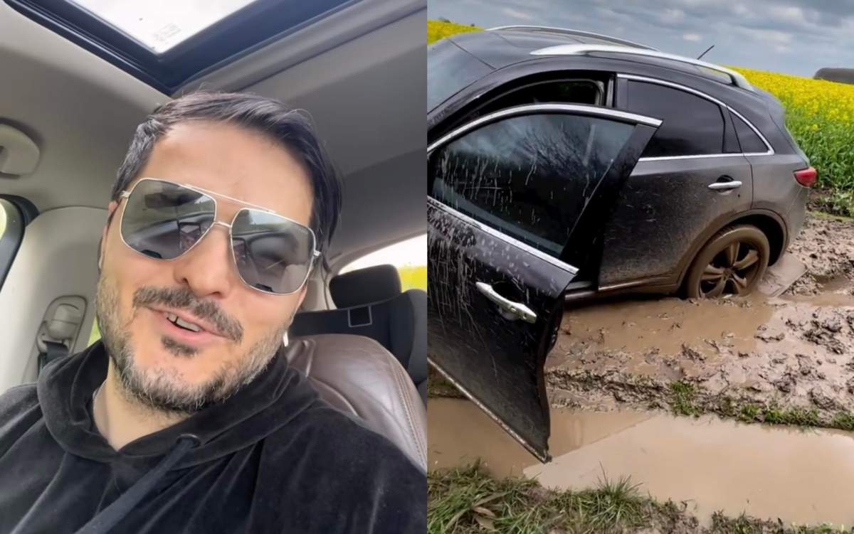 Liviu Vârciu și Anda, blocați în pădure! Prezentatorul a vrut să-și plimbe iubita, dar a dat-o-n bară: ”Am rămas suspendați” / VIDEO 