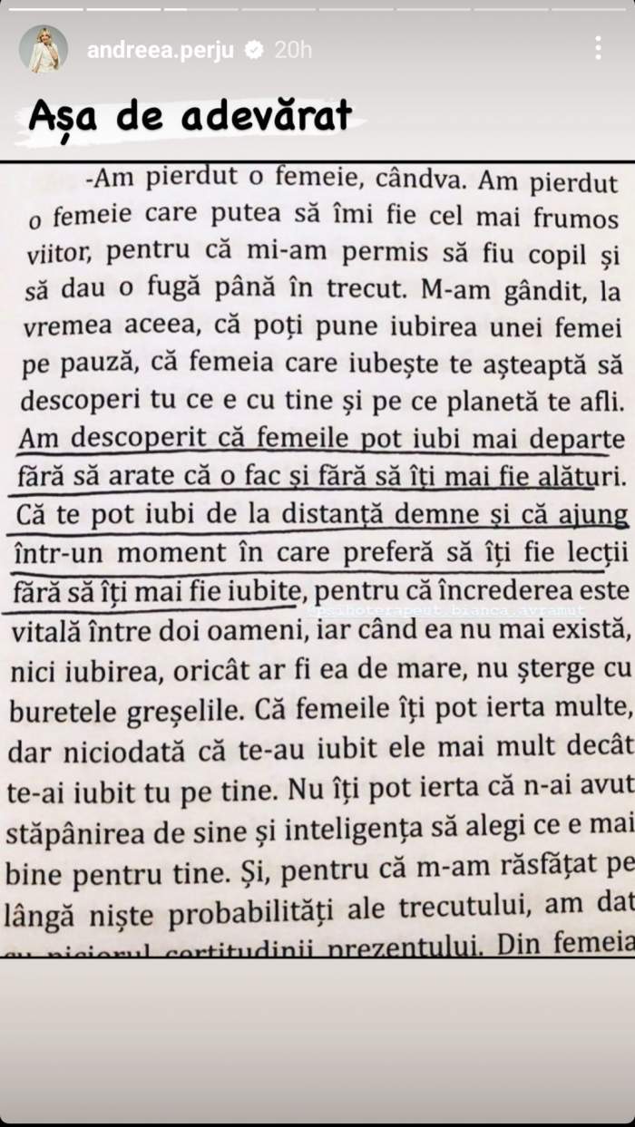 Ce lecție a învățat Andreea Perju, după divorțul de soțul său. Actrița și Cristi Donciu au fost împreună 13 ani: „Așa funcționez eu” / VIDEO