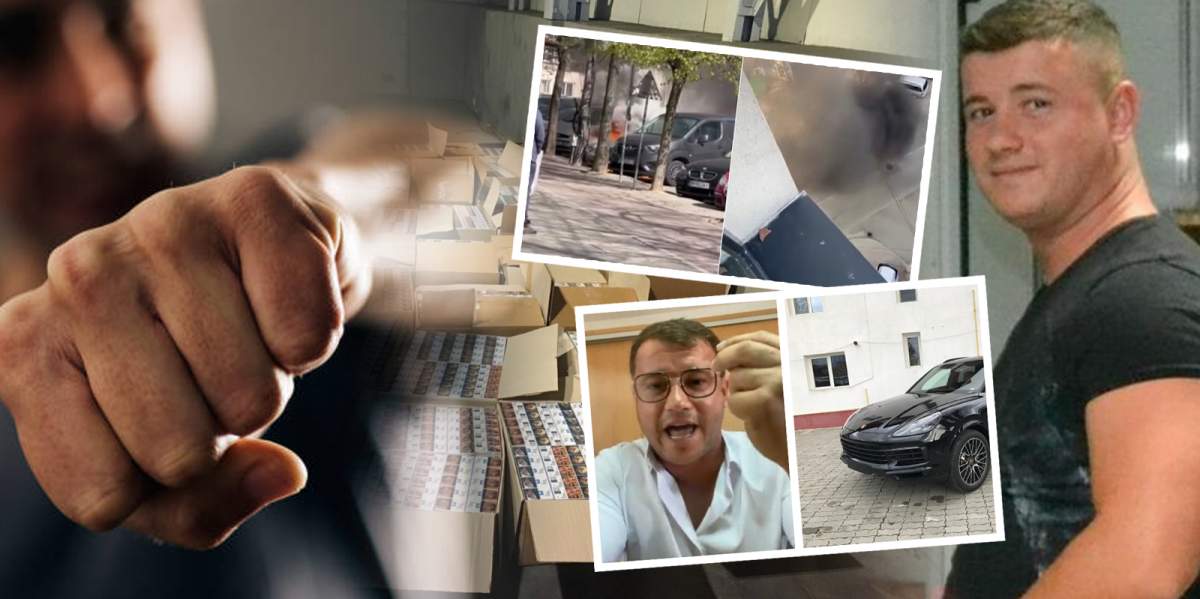 Afaceristul căruia i-a fost incendiată mașina în stil mafiot, vânat de traficanții de țigări / Recompensă de 100.000 de euro
