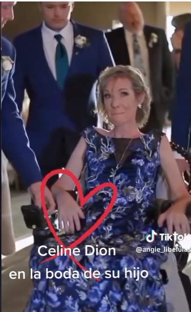 Imagine virale cu „Celine Dion” în scaun cu rotile, la nunta fiului său. Sunt sau nu reale?! / VIDEO