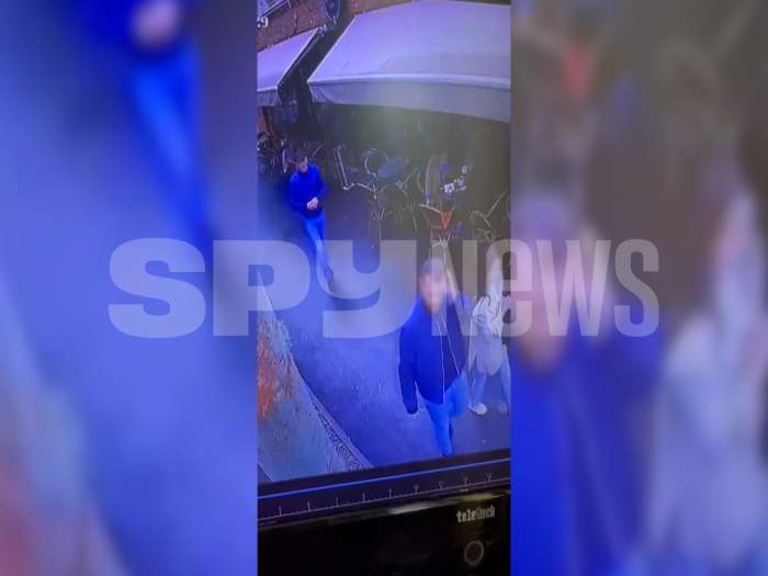 Imagini incredibile! Atacul asupra patronului restaurantului de fițe a fost filmat! Agresorul pare foarte vesel înainte să scoată cuțitul / VIDEO