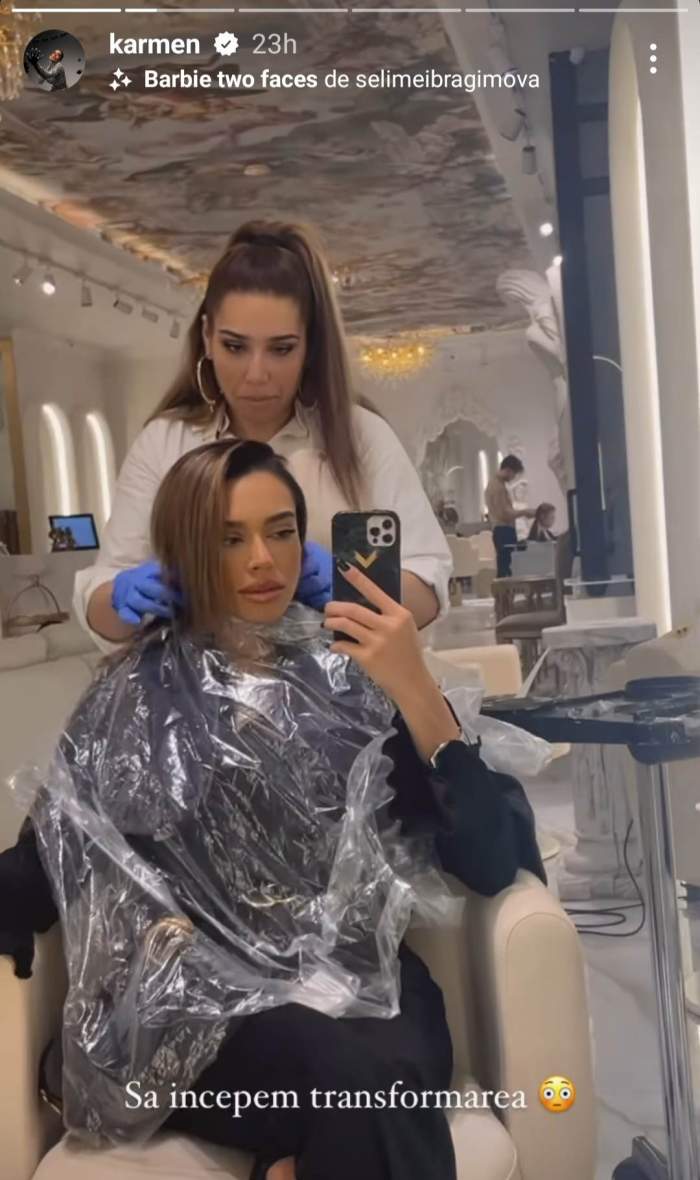 Karmen Simionescu, o nouă schimbare radicală de look. Cum arată fiica lui Adi Minune, după ce a vizitat salonul de înfrumusețare / FOTO