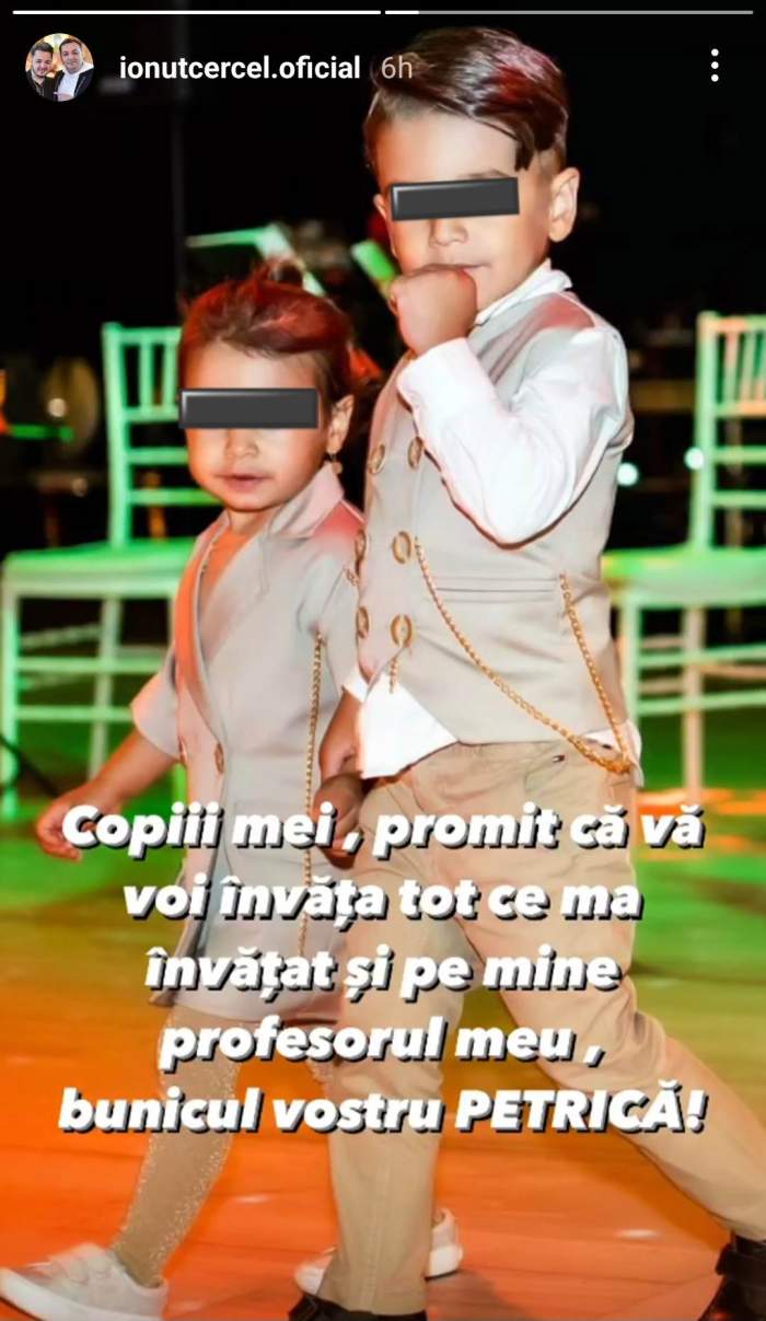 Petrică Cercel, mereu în amintirea fiului său, Ionuț: „Profesorul meu...” Ce le-a promis copiilor săi / FOTO