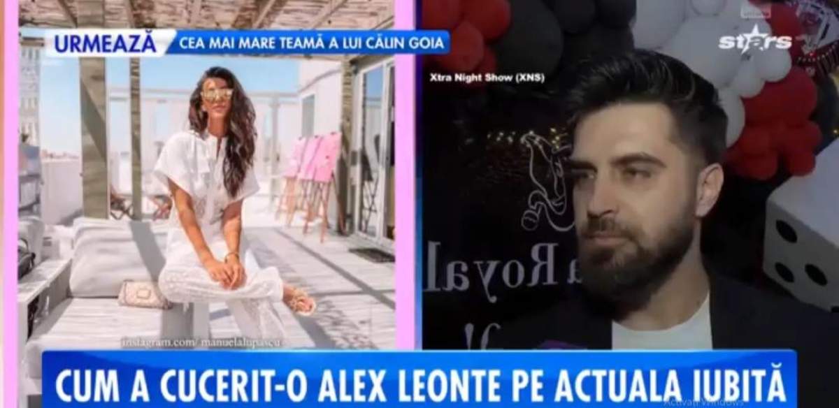 Alex Leonte și iubita lui, Manuela Lupașcu Alex Leonte, declarații în exclusivitate pentru Xtra Night Show