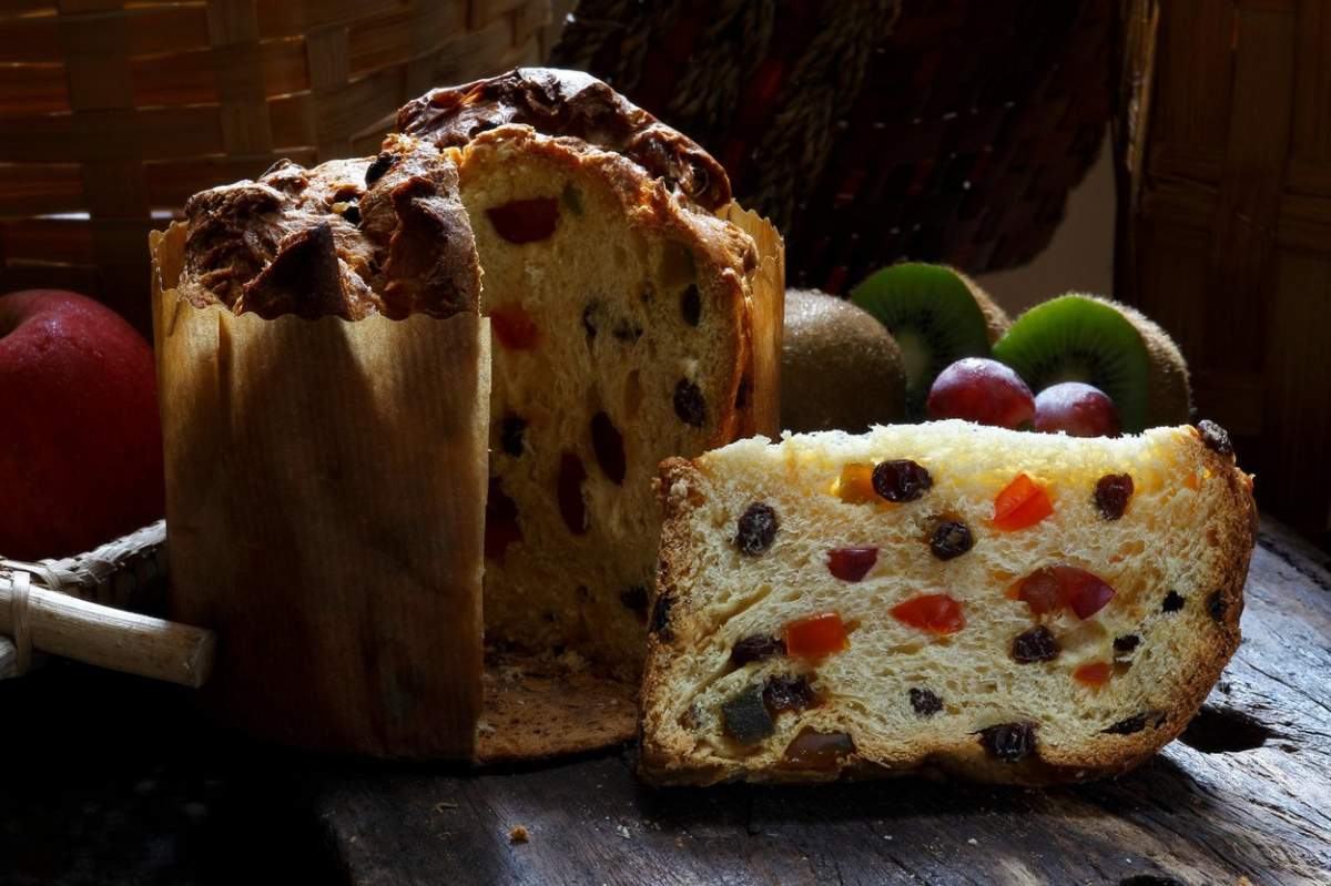 Rețetă de panettone ca la carte. "Cozonacul italian" poate fi servit în orice perioadă din an