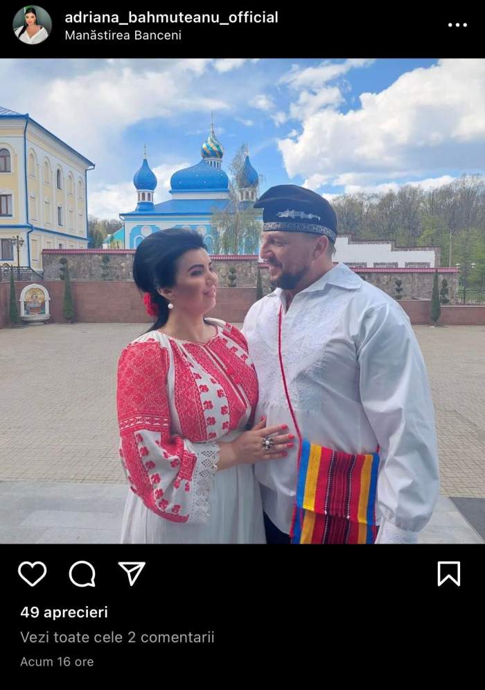 Primele declarații ale Adrianei Bahmuțeanu după ce a devenit soția lui George Restivan: "Ce-a unit Dumnezeu, omul sa nu despartă" / FOTO