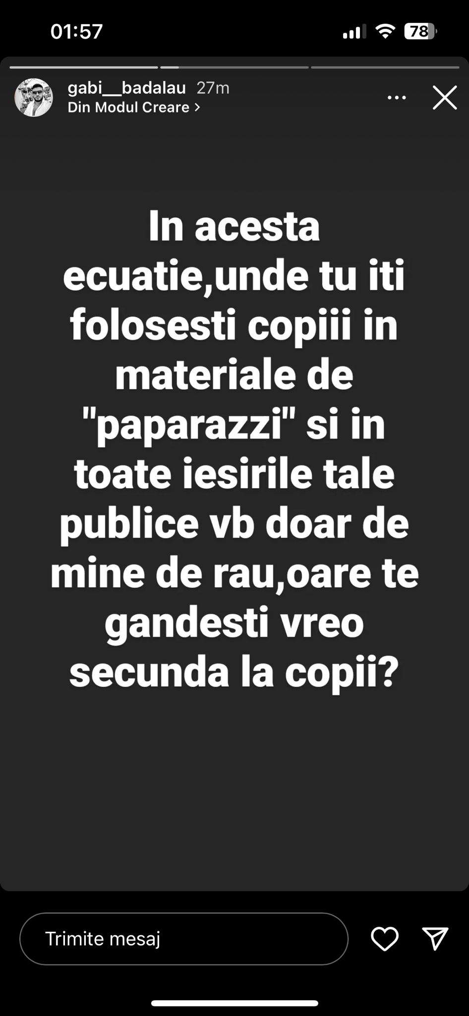 Gabi Bădălău, replici dure la adresa Claudiei Pătrășcanu: "Sfințenia, smiorcăiala și victimizarea..." Ce spune afaceristul despre mama copiilor săi / FOTO