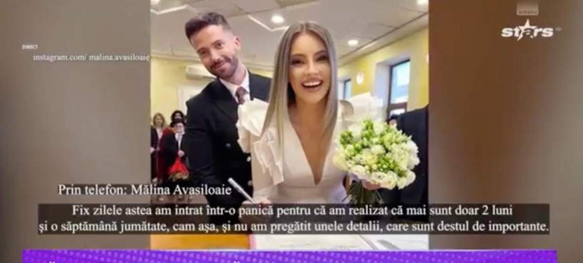 Mălina Avasiloaie, pregătiri intense pentru nunta cu 600 de invitați. Artista trebuie să pună la punct ultimele detalii: "Am intrat într-o panică” / VIDEO