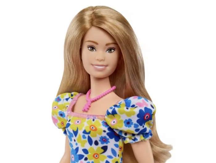 Păpușa Barbie care înfățișează o persoană cu sindromul Down. Cum arată cea mai recentă figurină lansată de compania Mattel / FOTO