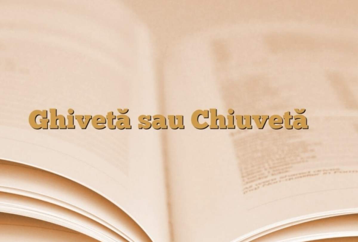 Cum se scrie corect: chiuvetă sau chiuvetă? Cea mai des întâlnită greșeală din limba română