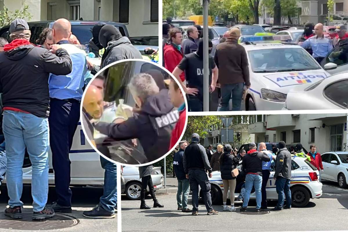 Imagini spectaculoase! Polițiști filmați în timp ce ar fi luat mită! Acțiunea poliției, în plină stradă / VIDEO
