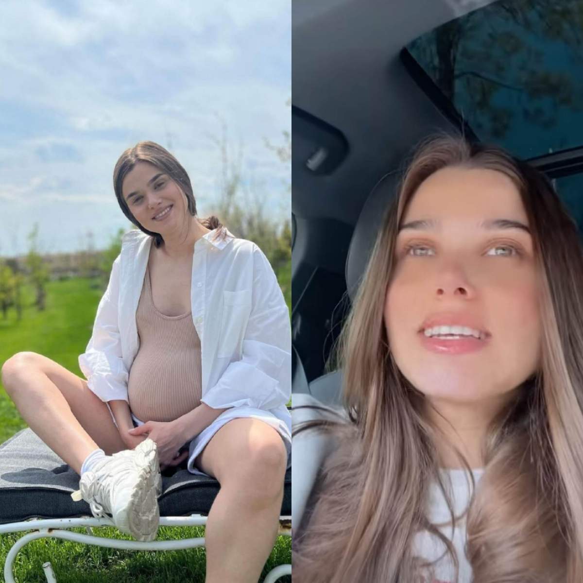 Theo Rose, însărcinată în șapte luni Artista Theo Rose