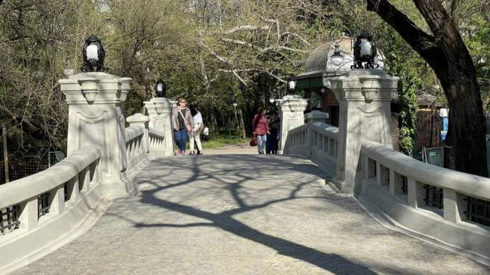 Cum arată Parcul Cișmigiu, după reabilitarea podului. Anunțul făcut de Nicușor Dan: „Bucureștenii se pot plimba...” / FOTO