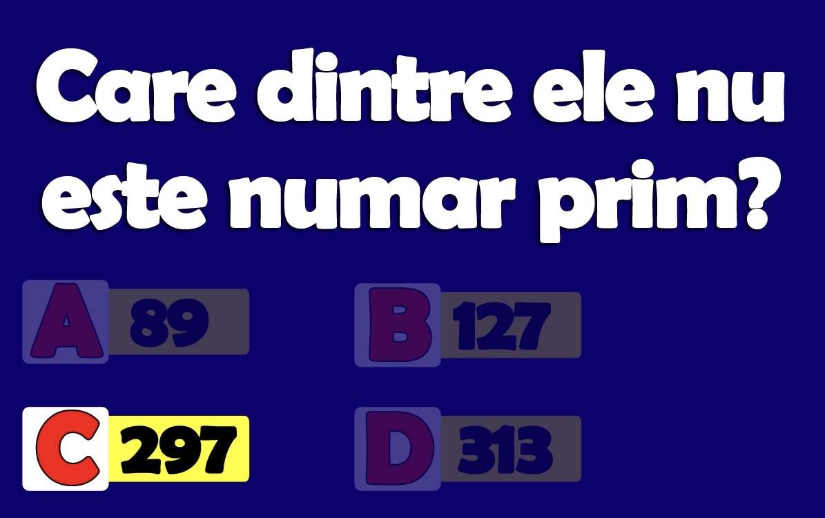 Testul IQ care te pune în dificultate. Ce număr din șirul dat jos nu este prim / FOTO