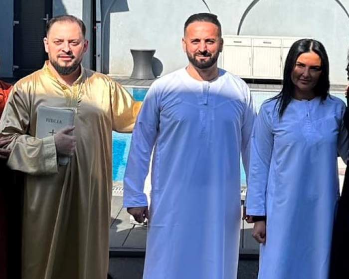 Marian Aliuță s-a botezat, după ce și-a înșelat soția! Fostul fotbalist a vrut să își repare greșelile și a trecut la altă religie / VIDEO