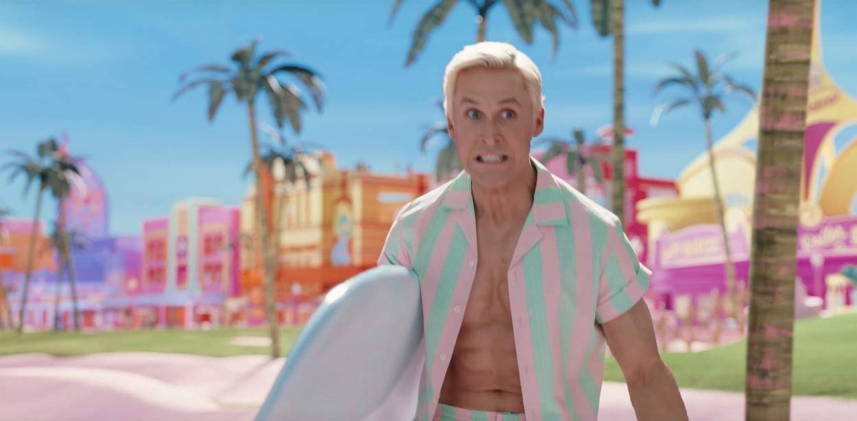 Cum arată Ryan Gosling în rolul lui Ken. Filmul "Barbie" urmează să fie lansat vara aceasta / FOTO