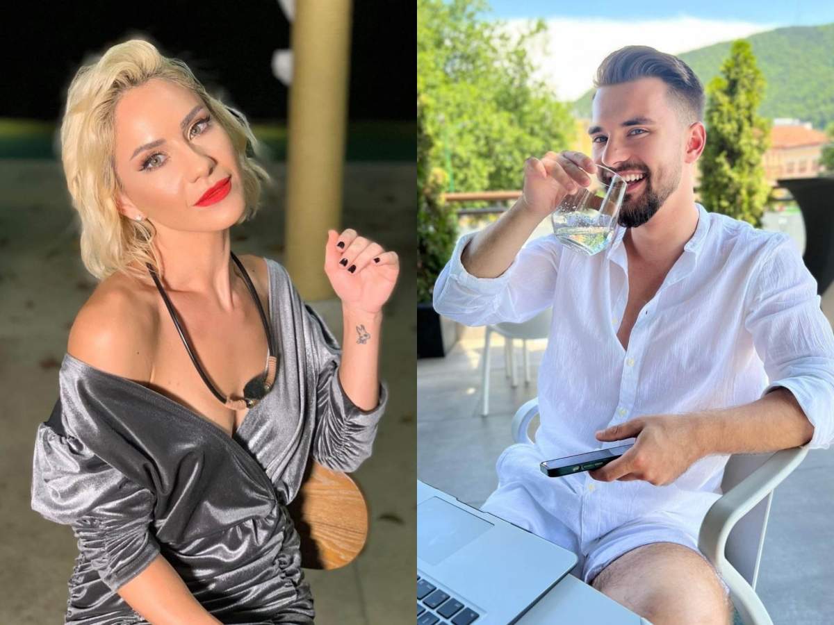 Cristina  Nimereală s-a afișat pupându-se cu noul iubit. Cristina Nimereală și Sebastian Dascălu