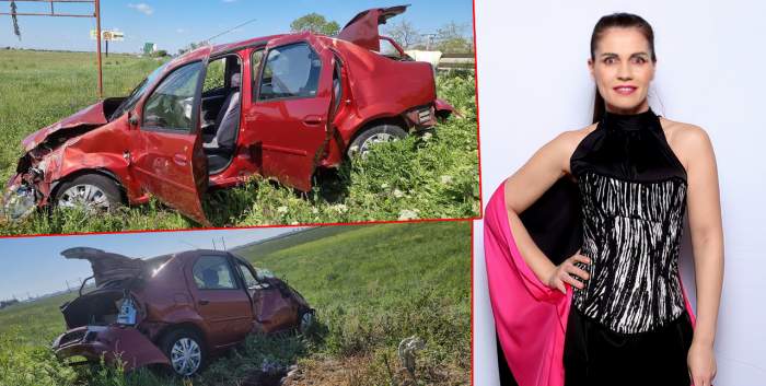 Aida Parascan, primele declarații după ce a fost implicată într-un accident grav! A fost salvată de centura de siguranță: ”Am zgârieturi, tăieturi...”