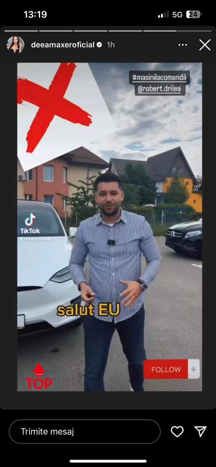 Cum își susține Deea Maxer iubitul! Fosta soție a lui Dinu Maxer radiază de fericire de când se iubește cu Robert Drilea / FOTO