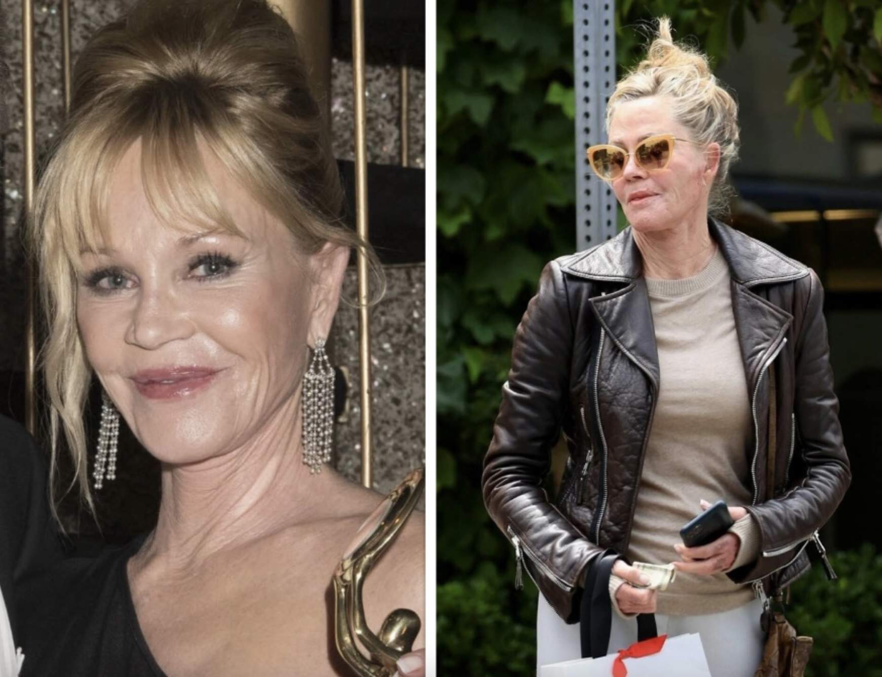 Melanie Griffith, apariție îngrijorătoare. Actrița fost surprinsă cu răni pe față și vânătăi pe mâini