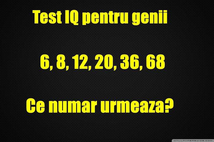 Testul de inteligență pe care românii îl pică foarte ușor. Înlocuiește semnul de punctuație cu cifra corectă / FOTO