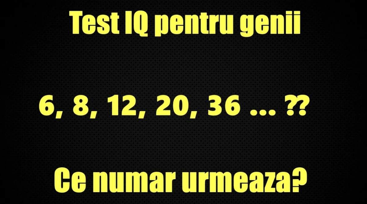 Test de inteligență Testul de inteligență pe care românii îl pică foarte ușor. Înlocuiește semnul de punctuație cu cifra corectă