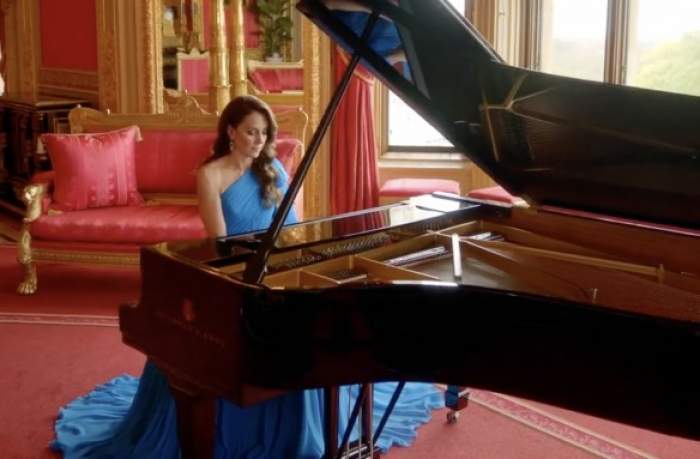 Kate Middleton a apărut cântând la pian în finala concursului Eurovision 2023. Cum a fost surprinsă Prințesa de Wales