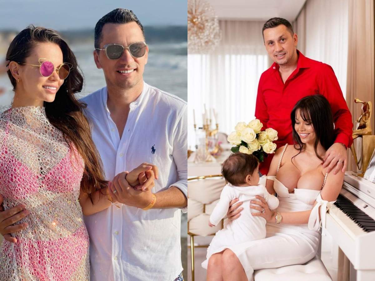 Denisa Filcea și Flick își iau fetița cu ei în vacanțe. Denisa Filcea și Flick cu fetița lor