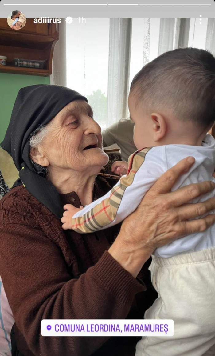 Vlăduța Lupău, vizită emoționantă la bunica ei. Femeia l-a văzut pentru prima dată pe fiul ei, Iair / VIDEO