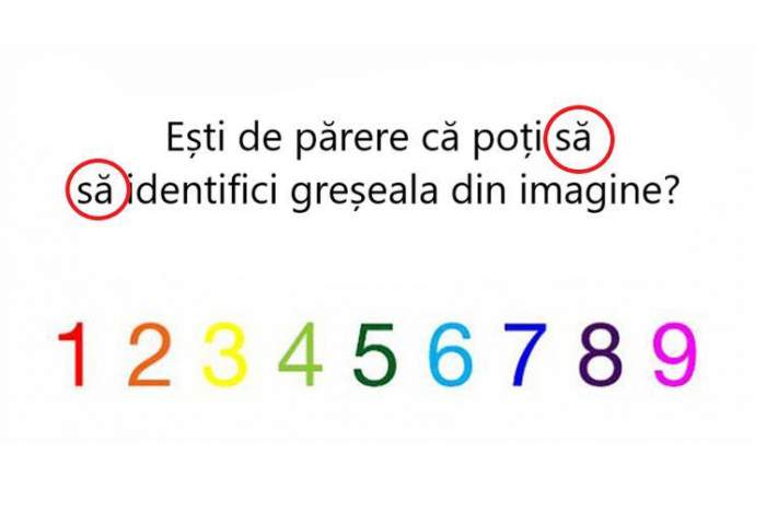 Testul de atenție care se rezolvă în 5 secunde. Tu poți să-l treci?