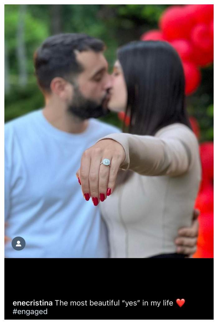 Enzo Aiello de la Chefi la cuțite și iubita sa, Cristina, s-au logodit. Ce fotografie au postat pe rețelele de socializare: ”Cel mai frumos...” / FOTO