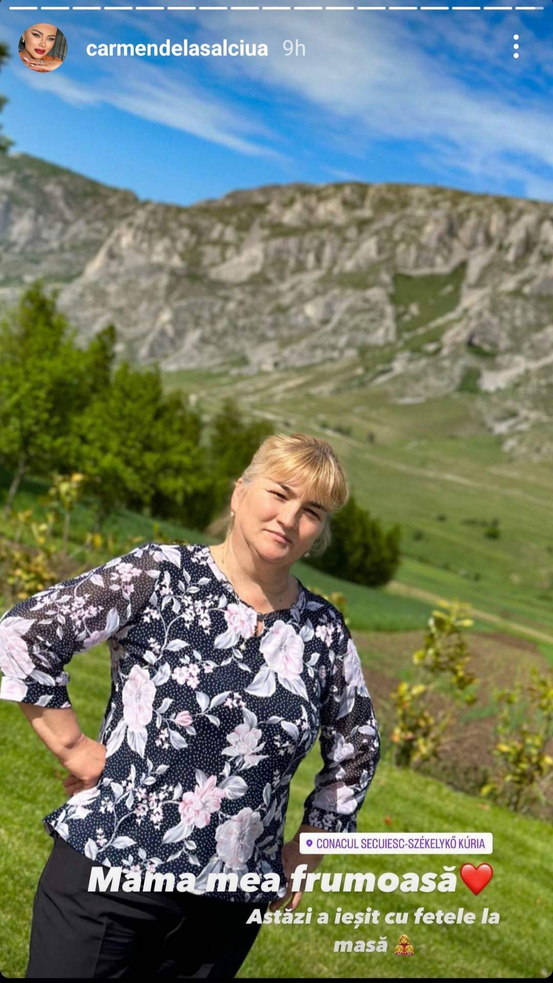 Carmen de la Sălciua, imagine specială cu mama ei: „Frumoasă...” Cum arată femeia care i-a dat viață / FOTO