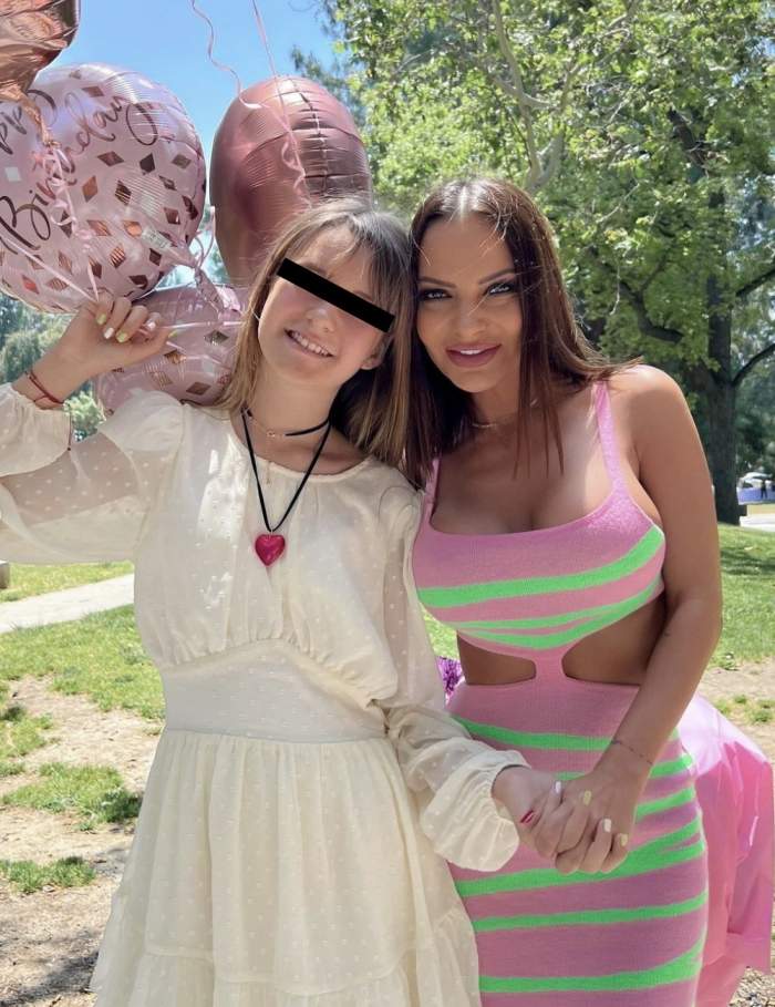 Andreea Antonescu și Traian Spak au sărbătorit împreună ziua fiicei lor, în America. Sienna împlinește 12 ani: „Ea nu a bănuit o secundă” / FOTO
