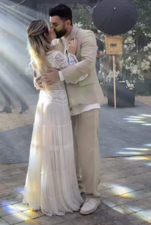 Gina Pistol în rochie de mireasă. Imaginile momentului de la nunta cu Smiley / FOTO