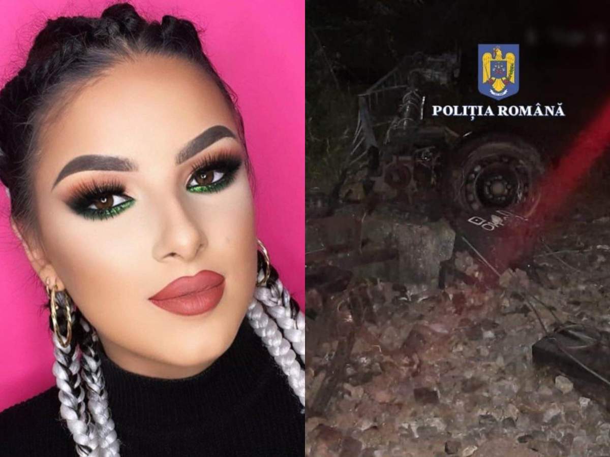 Prietenii Monicăi au scris mesaje tulburătoare. Monica și locul acicdentului în Teleorman.