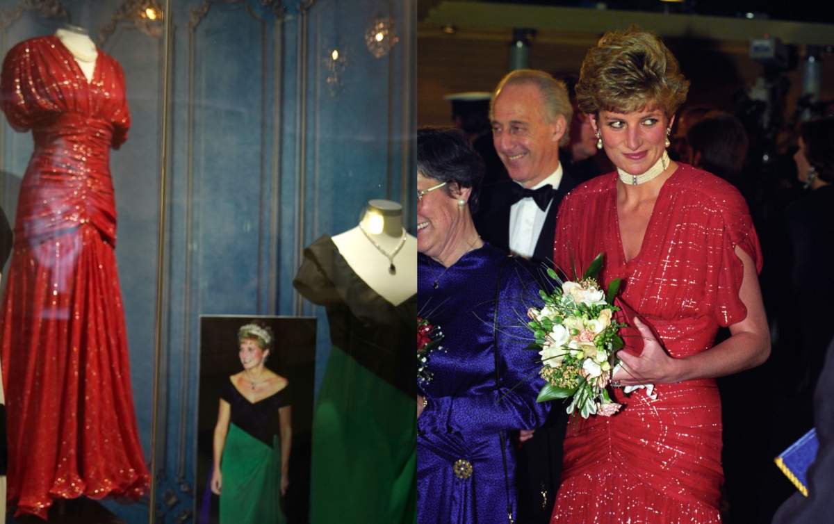 Trei ținute care au fost purtate de prințesa Diana vor fi scoase la licitație. Se așteaptă ca prețul pentru o singură rochie să ajungă la 320.000 de lire sterline