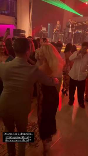 Mihai Petre și soția lui, Elwira, dans de senzație la nunta lui Emi de la Noaptea Târziu. Toți invitații și-au ațintit privirile asupra lor / FOTO