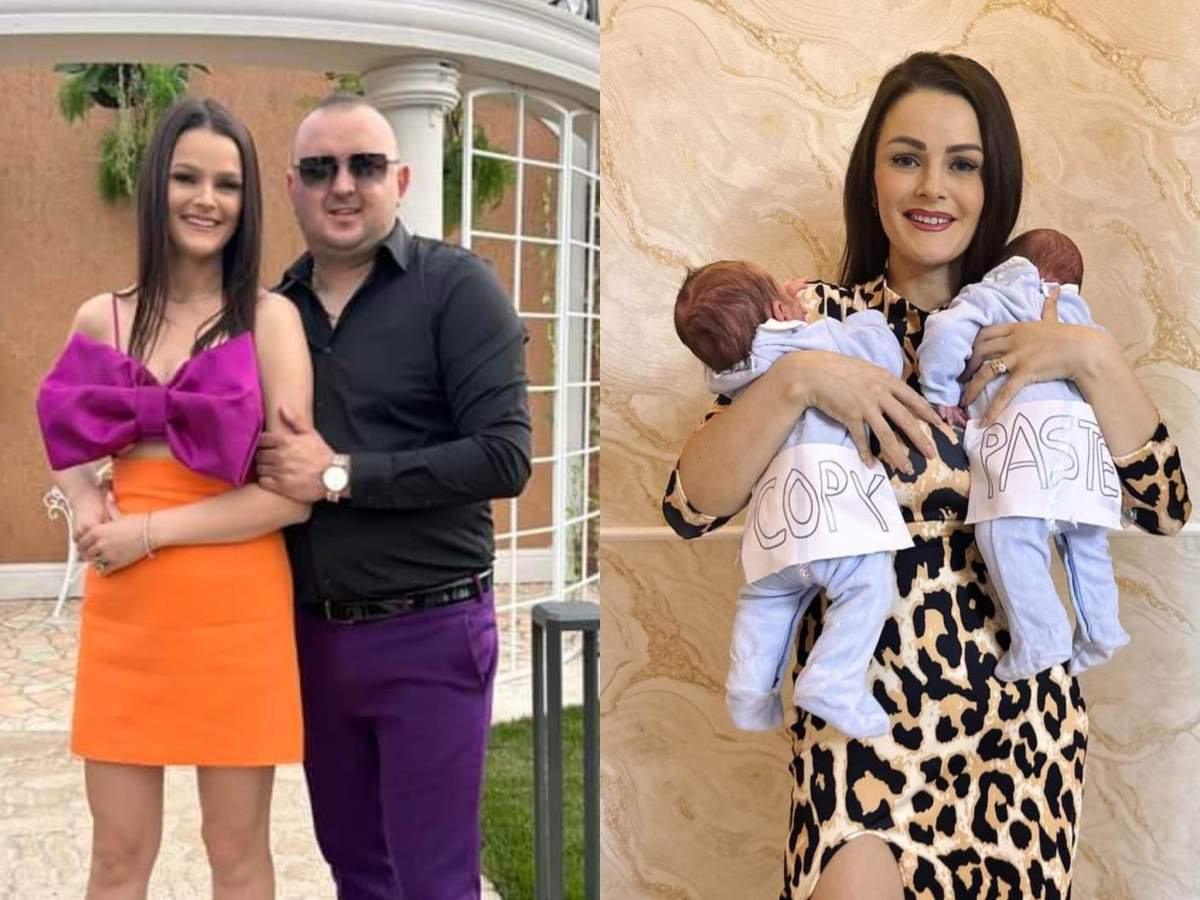 Vasilică Ceterașu a avut peste 350 de invitați la botez. Vasilică Ceterașu și soția lui, Amalia