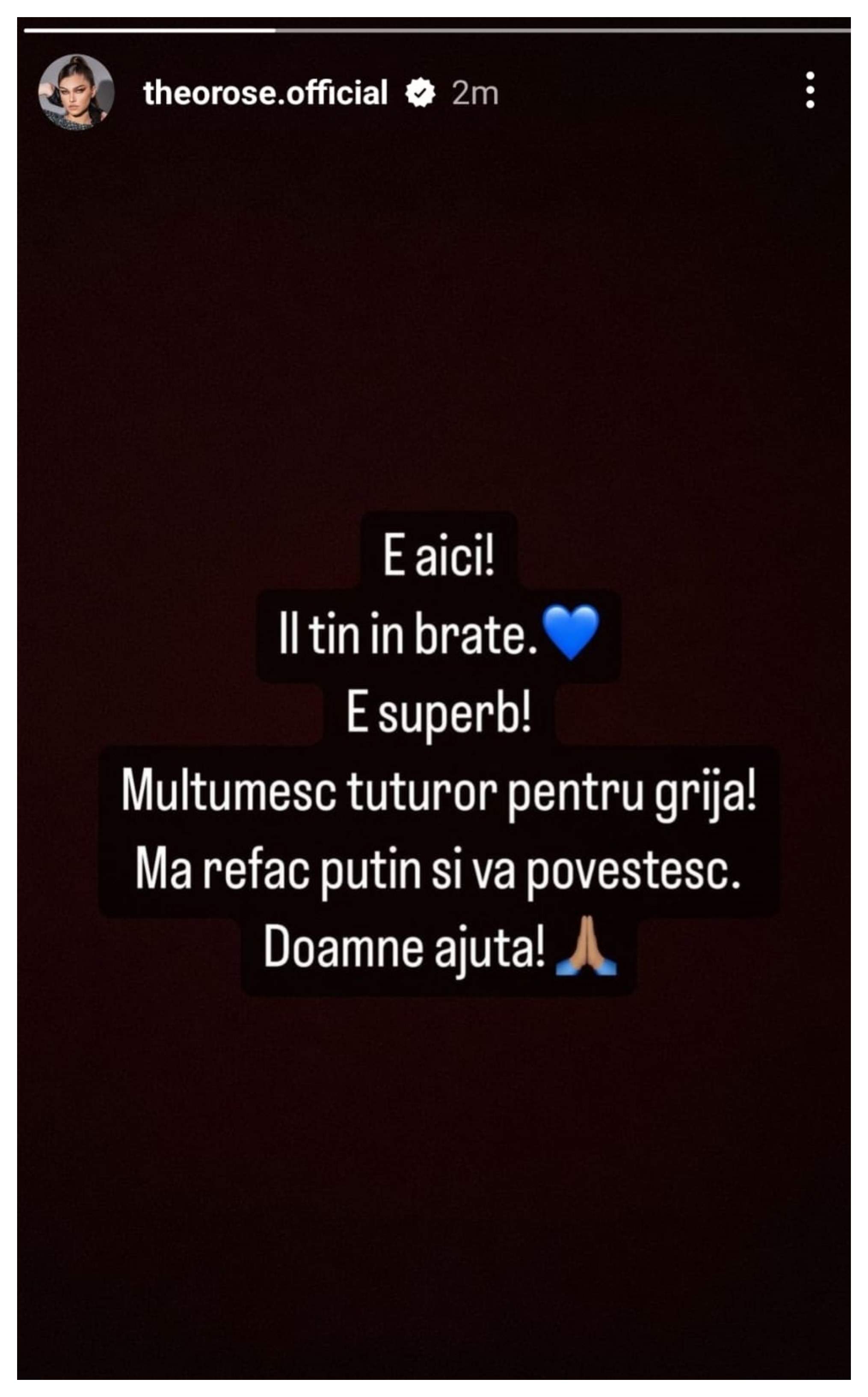 ”Îl țin în brațe, e superb”. Theo Rose, primele declarații, după ce a născut! Cum se simte cântăreața