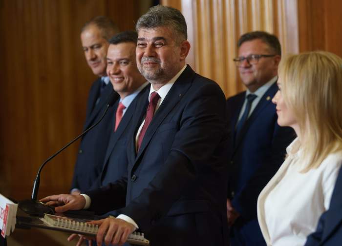 Marcel Ciolacu în Parlament