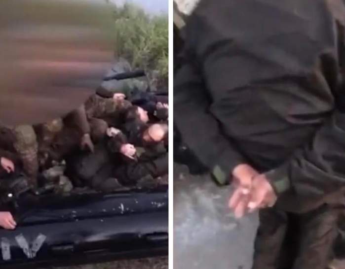 Militari ruși, salvați de soldați ucraineni
