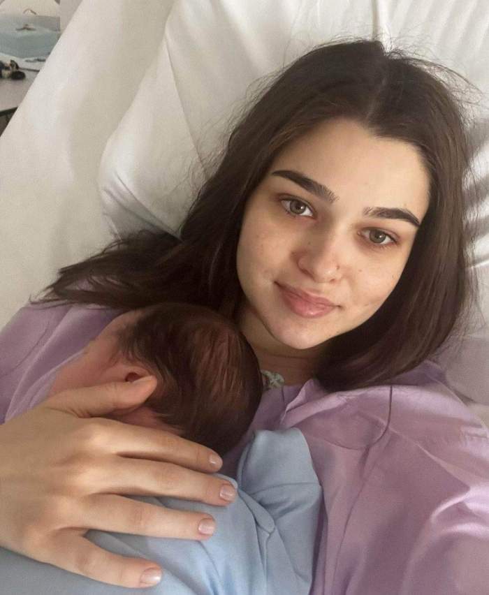 Theo Rose, vizită surpriză în spital, la două zile după ce a născut! Pentru cine a pregătit sare, piper, zahăr și semințe: „Anghel m-a ajutat” / VIDEO