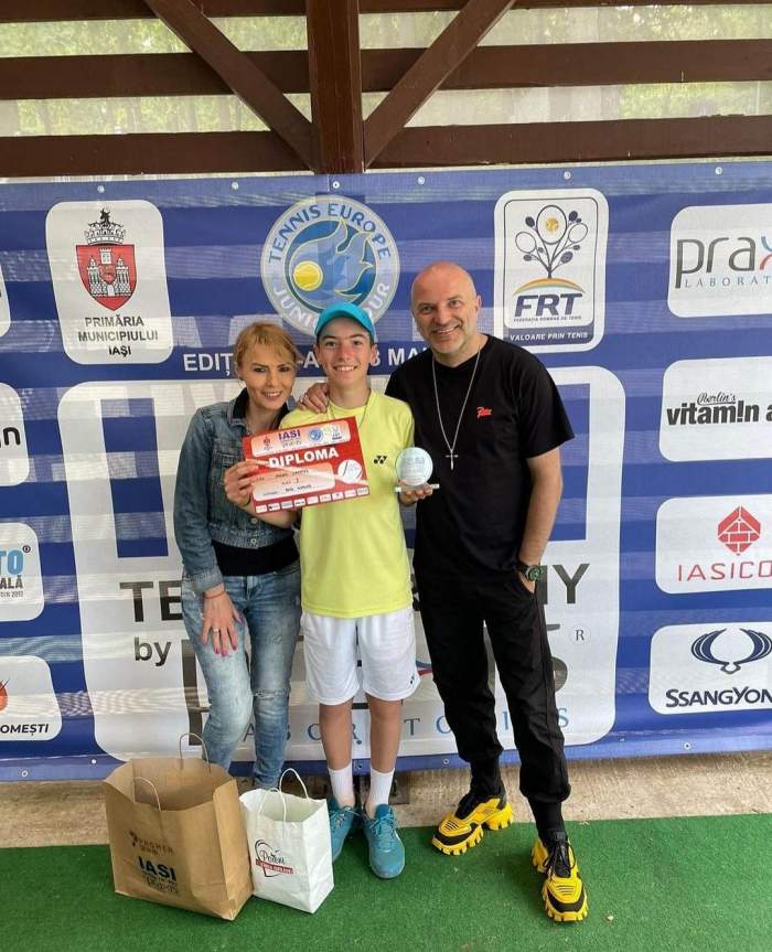 Andrei Capatos, fiul lui Dan Capatos, performanță incredibilă! Primul turneu la categoria U14, primul loc de cinste / FOTO