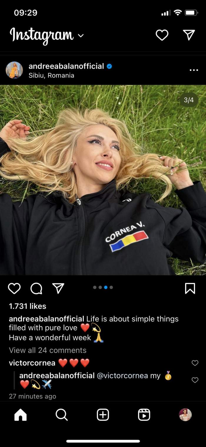 Andreea Bălan, mai îndrăgostită ca niciodată! Gestul pe care l-a făcut artista, din dragoste pentru partenerul ei, pe care nu l-a făcut niciodată pentru niciun alt bărbat