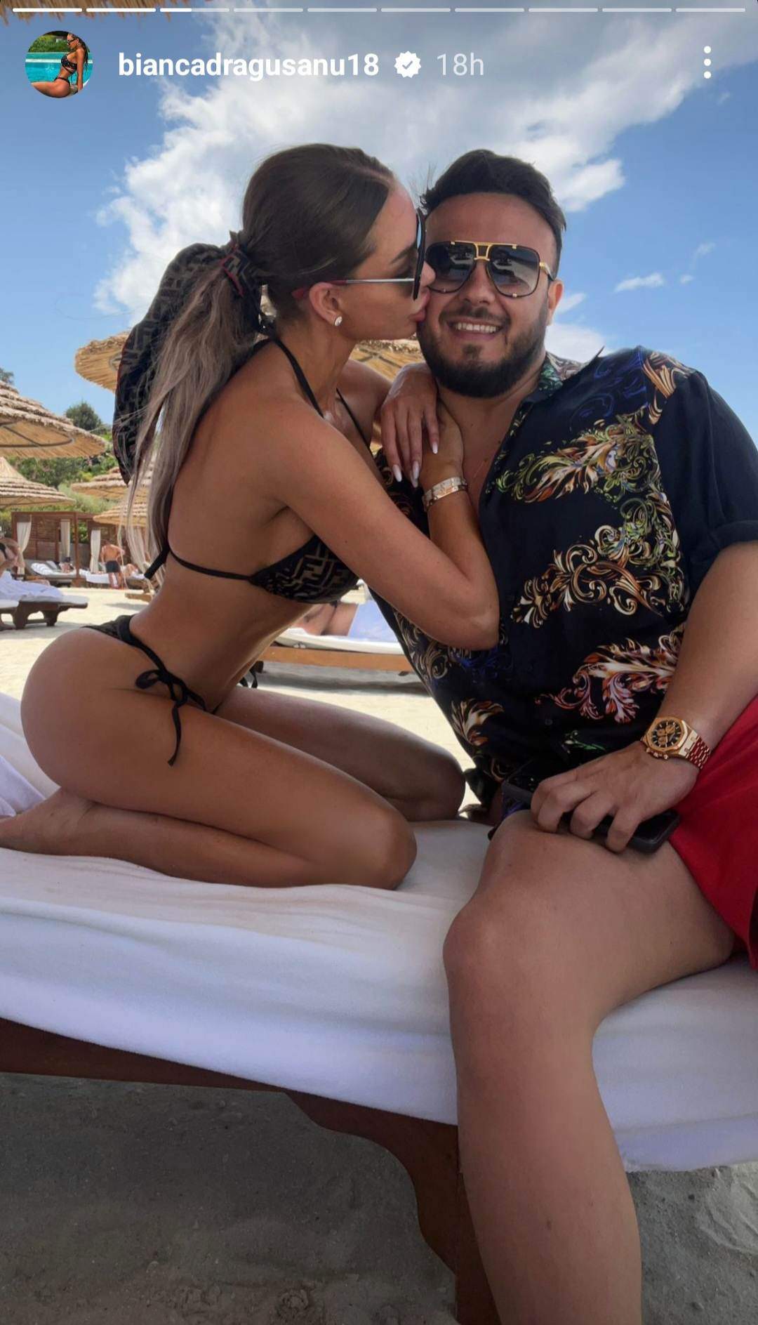 Bianca Drăgușanu și Gabi Bădălău, escapadă romantică! Cum s-au pozat la malul mării / FOTO