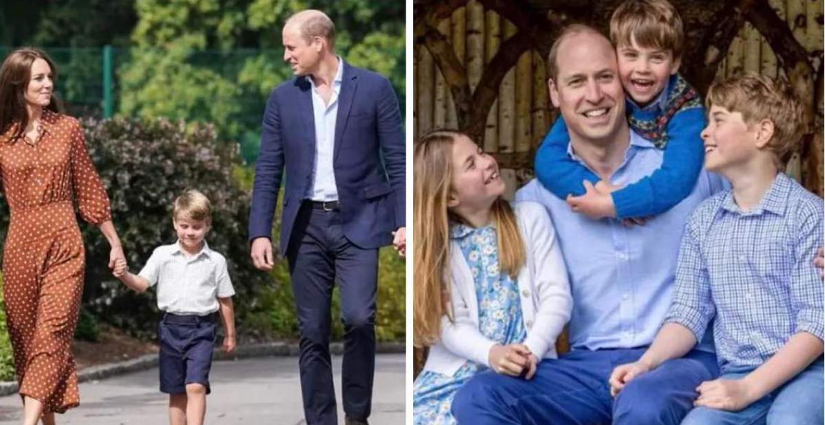 Colaj Prințul Harry alături de soția lui, Megan Markle, și copii