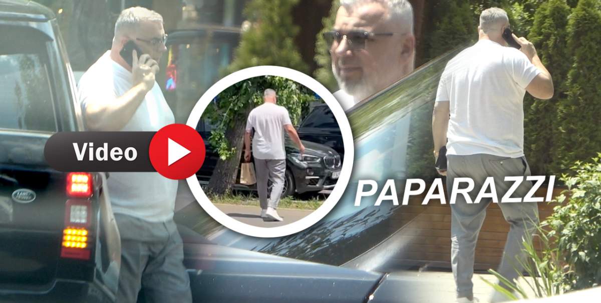 Imagini rare cu Cosmin Olăroiu. Unde a fost surprins „șeicul” de către paparazzi SpyNews.ro în amiaza mare / PAPARAZZI